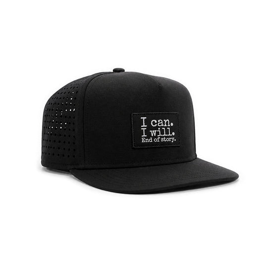 Trucker Cap Funbox Flat Micro I Can I Will Patch